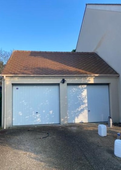 Nettoyage de toiture garage apres