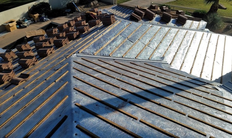 Installation de toiture et isolation